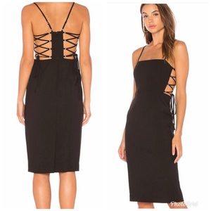 BCBGMax Azria Women's Esmee Cutout Halter Dress